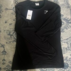 Black Long Sleeve Gymshark Shirt